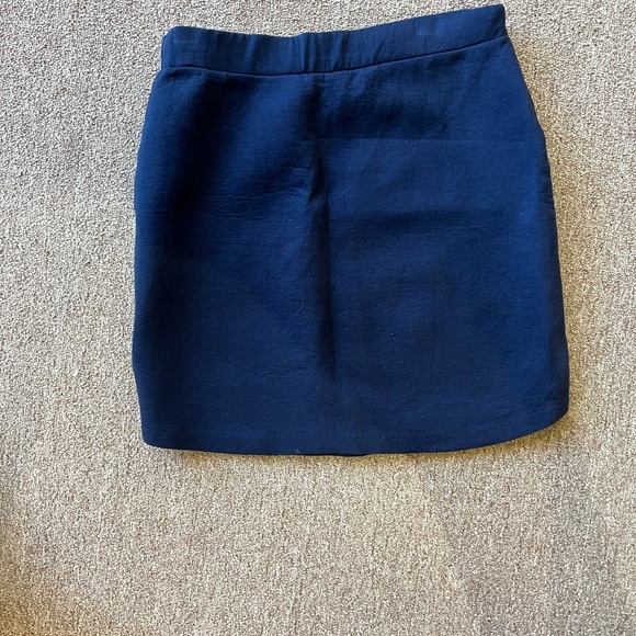 H&M BLUE SKIRT EMBELLISHED BEADED SIZE SMALL - Picture 3 of 3